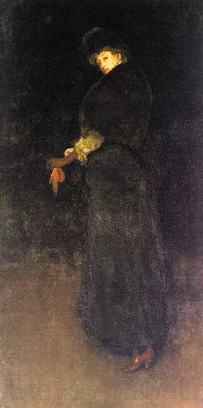 James Abbott McNeil Whistler Arrangement in Black Spain oil painting art